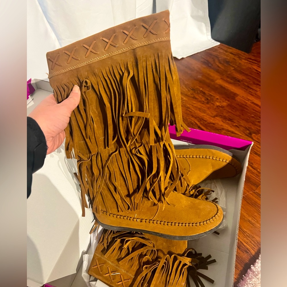Rampage Fringe Boots